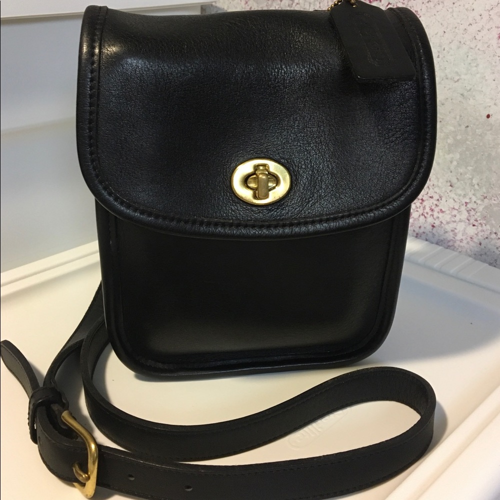 Coach Black Sidepack